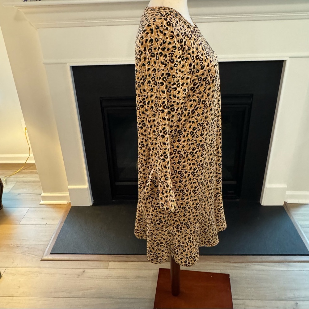Buckhead Betties Leopard Print Swing Dress | L - Picture 5 of 9